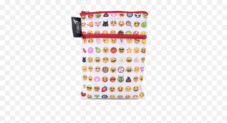 Mini Double Duty Wet Bag - Happy Emoji,Emoji Wet Brush