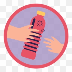 Vector Transparente Png Y Svg De Transmisión De Botella Covid 19 Emoji,Emoticon Enfermo Whatsapp