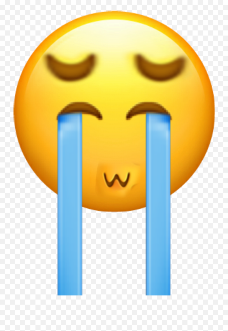 Sad Tears Crying Sticker By Susanne Fox Emoji,Fox In Emoticon