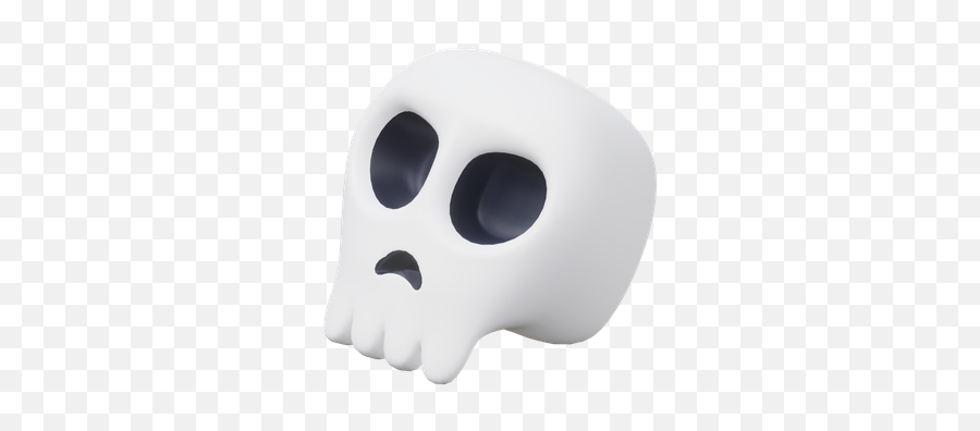 Premium Skull 3d Illustration Download In Png Obj Or Blend Emoji,Skeleton Emoji