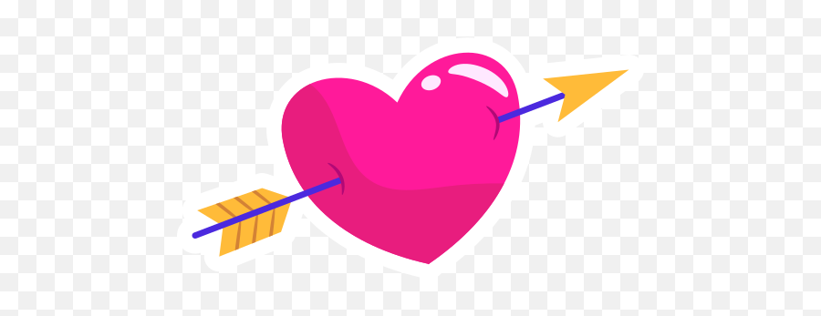 Love Stickers - Free Valentines Day Stickers Emoji,Cupid Heart Emoji