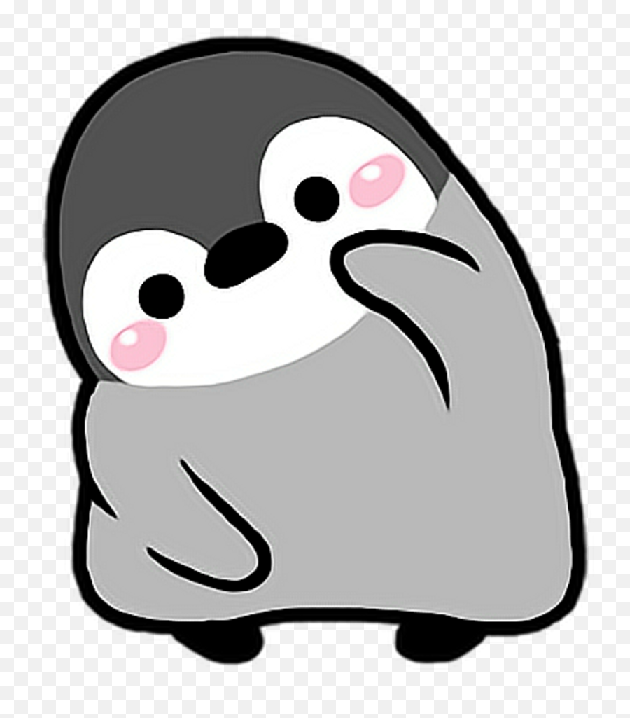 Penguin Japan Lovely Sticker Heart - Penguin Japanese Emoji,Japanese Cry Emoji