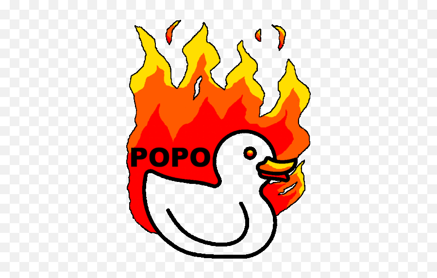 Popo Duck Sticker - Popo Duck Duck Popo Discover U0026 Share Gifs Emoji,Copy And Past Duck Emoji