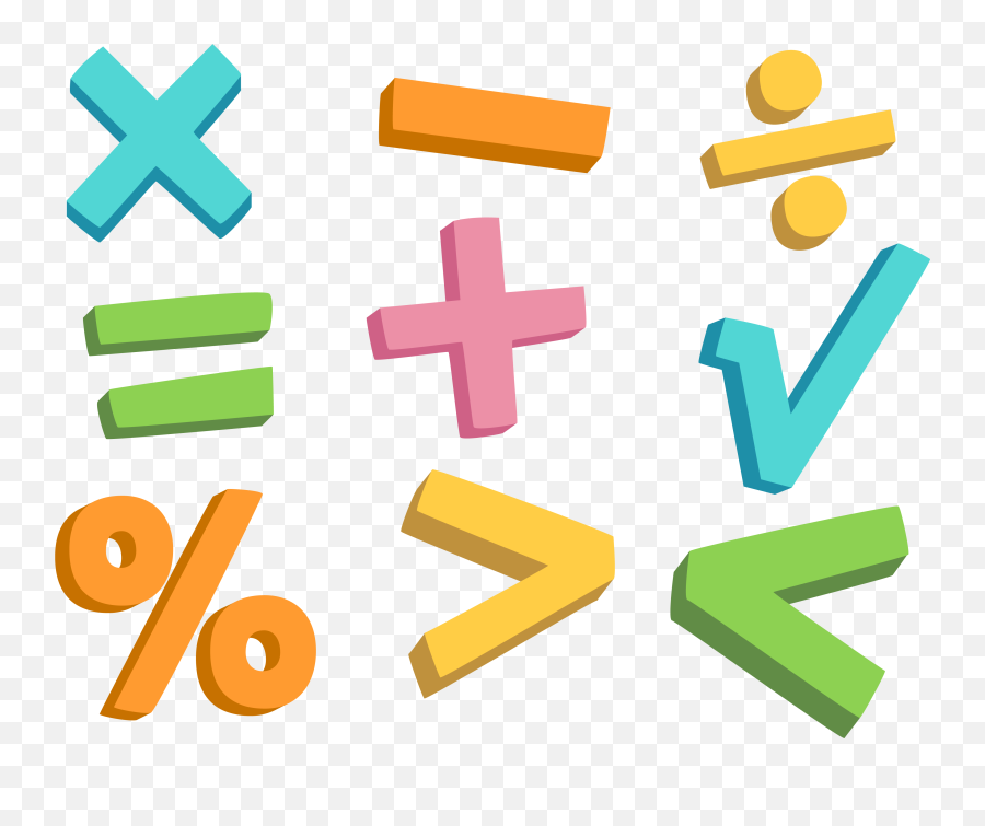 Transparent Background Math Symbols Clipart - Png Download Emoji,Maths Emoji