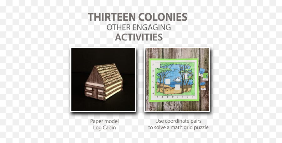 Thirteen Colonies Interactive Notebook Activities U2013 Splash Emoji,Log Cabin Emoji