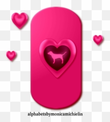 Monica Michielin Alphabets 5 - Victoria Secret Alphabet And Emoji,Images Of Maroon Heart Emoji