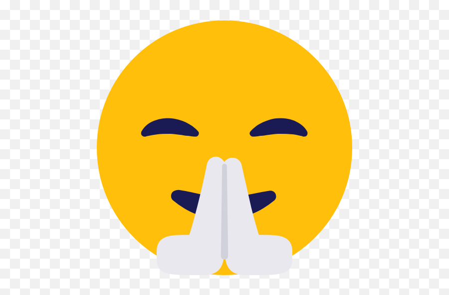 Emoji Namaste Smile Icon - Free Download On Iconfinder Namaste Emoji Png,Free Emojis