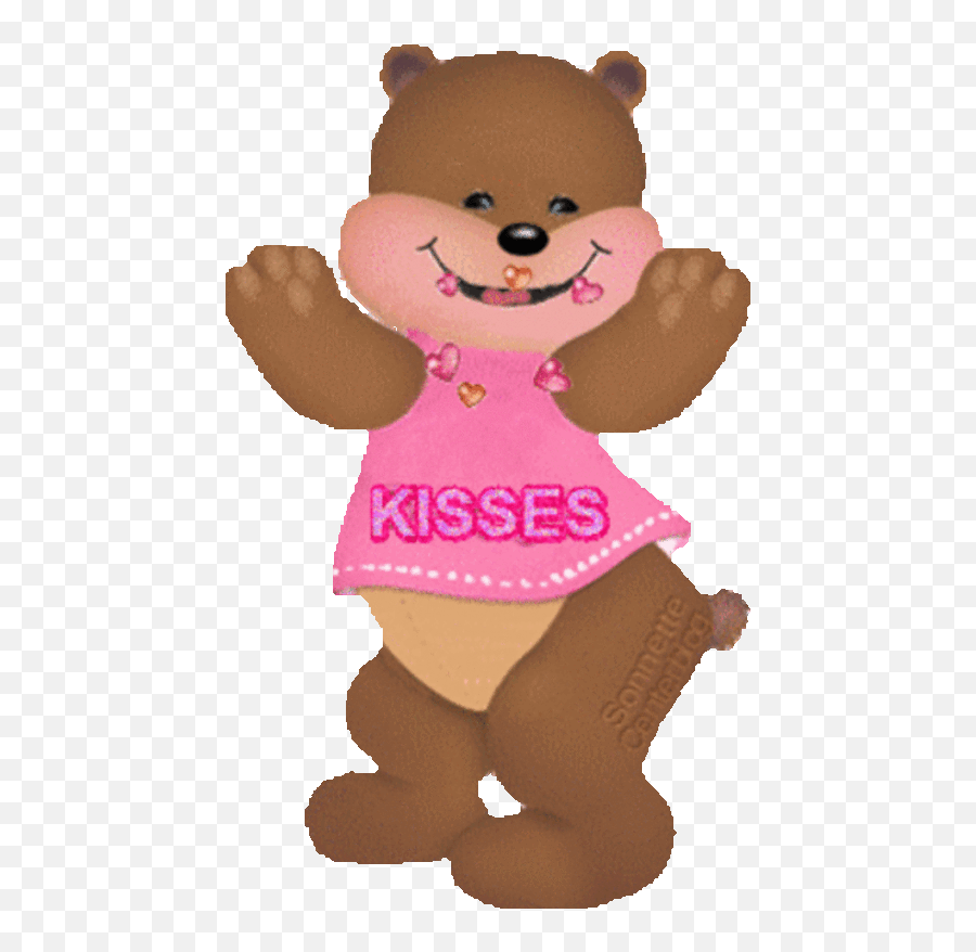 Kiss Clipart Goodbye Hug Kiss Goodbye - Gif Animé Bisous Humour Emoji,Bear Hug Emoticon