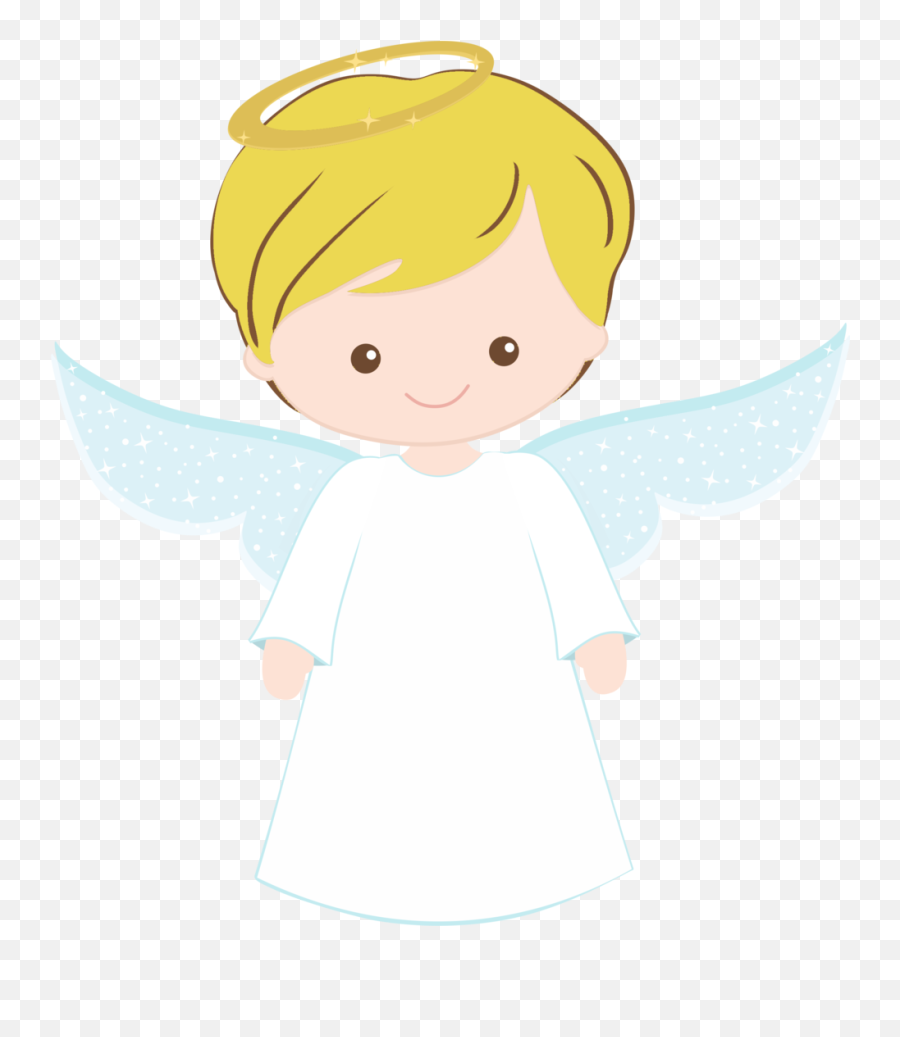 Alas Angelito Bautismo - Angels Boy And Girl Fairy Emoji,Emoji Angelito