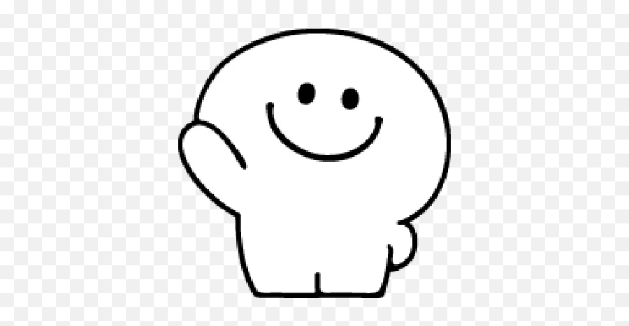 Smile Person Doodle 2 Whatsapp Stickers - Happy Emoji,Emoji Doodle