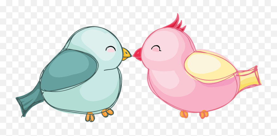 Birds Lovebirds Kiss Cute Sticker By Margarita Emoji,Find The Emoji Cheats Margarita