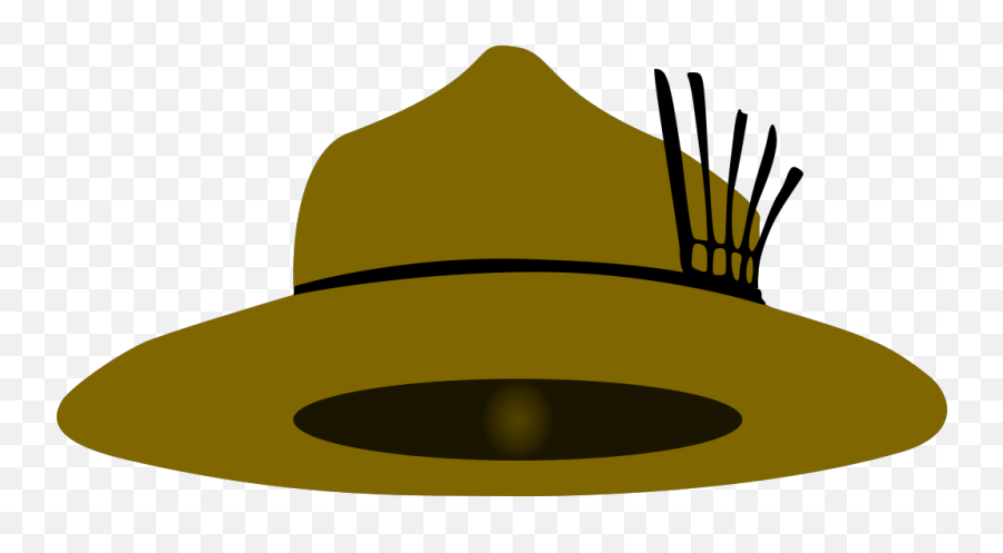 Clothing Brown Scout Hat Png Svg Clip - Scout Hat Clipart Emoji,Boy Scout Emoji