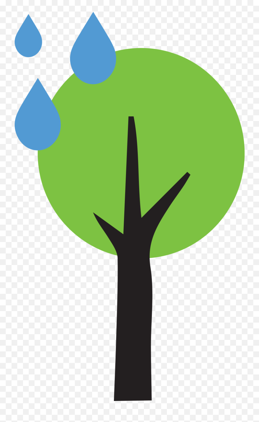 Plant Clipart Rain Plant Rain - Tree In Rain Clipart Emoji,Rain Check Emoji