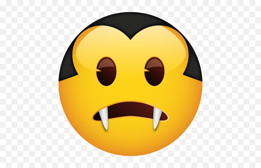 Face Vampire - Wide Grin Emoji,Vampire Emoji