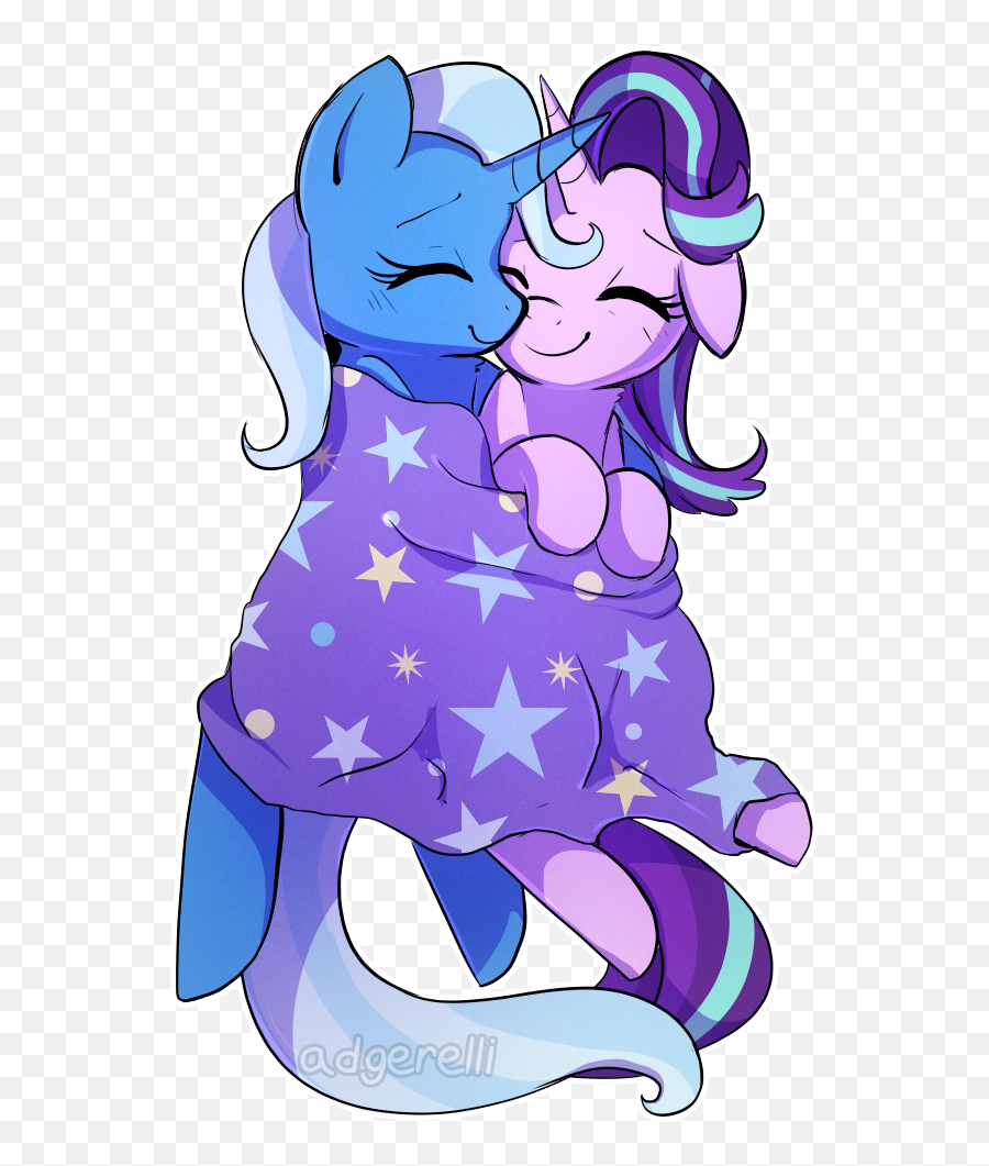 Cuddle War - Page 11 Forum Games Mlp Forums Trixie X Starlight Glimmer Emoji,Snuggle Emoji