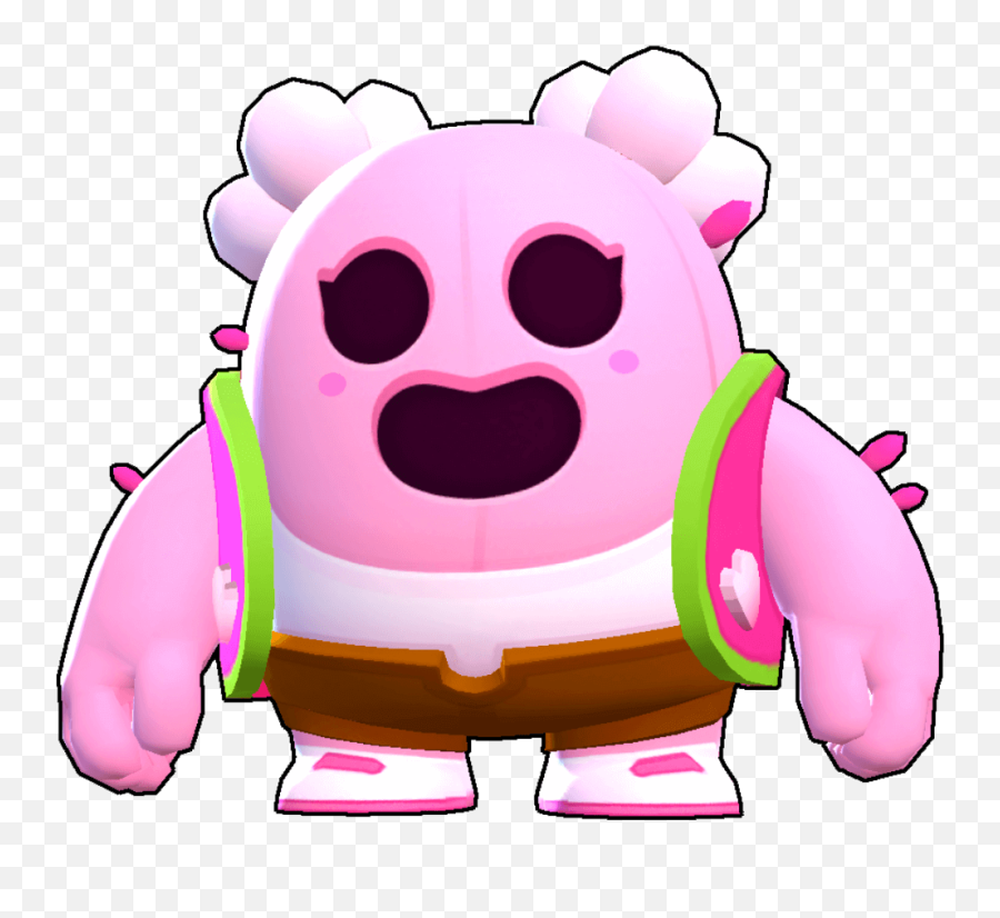 36 Top Pictures Brawl Stars Spike Face Spike In Brawl - Pink Spike Spike Png Brawl Stars Emoji,Sweat Emoji 