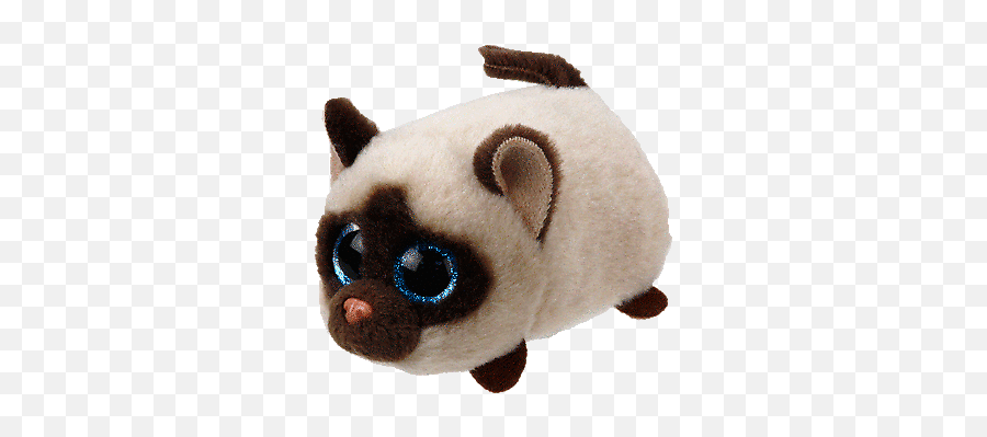 Peluche Ty Teeny Tys Pulisci Schermo Kimi Gatto Siamese Ty - Siamese Cat Teeny Ty Emoji,Ty Cat Heary Emoji