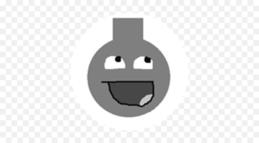 Black N White 8d Bomb - Roblox Happy Emoji,Bomb Emoticon
