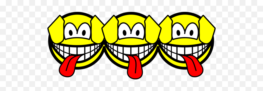 Three Headed Dog Smile Harry Potter Smilies Emofacescom - Familie Smile Emoji,Black And White Dog Emoticon