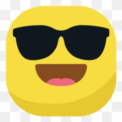 Smiley Emoji Icon Of Flat Style - Happy,Devil Smirk Emoji
