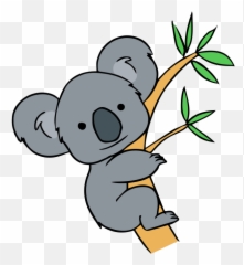 Koala Clipart Transparent Tumblr Koala - Koala Clipart Emoji,Koala Emoji Png