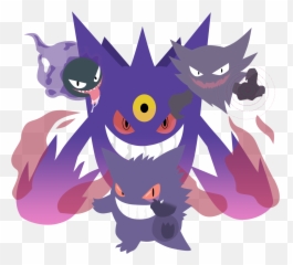 Gengar Png Images Transparent Background Png Play - Pokémon Vector Emoji,10094 Emoticon