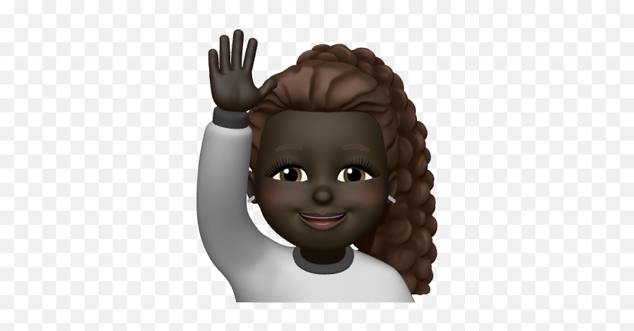 Unkie Unkie1616 Twitter Emoji,Black Hair Raising Hand Emoji