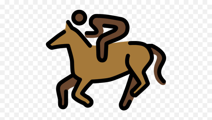 Horse Racing Dark Skin Tone Emoji - Download For Free,Drumming Fingers Emojis