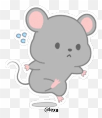 Sticker Maker - Ratón Grey Emoji,White Rat Emojie