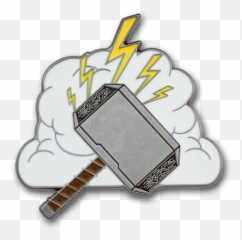 Pin Pin Hooray - Drawing Emoji,Mjolnir Emoji