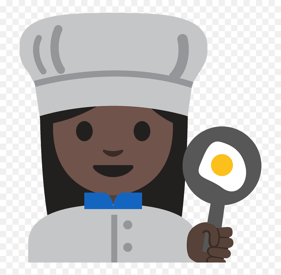 Woman Cook Emoji Clipart - Ios Cooking Emoji Png,Chef Hat Emoji
