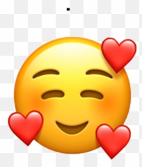 Emoji Loving Sticker - Whatsapp Cute Emoji,Love Smiley Emoji