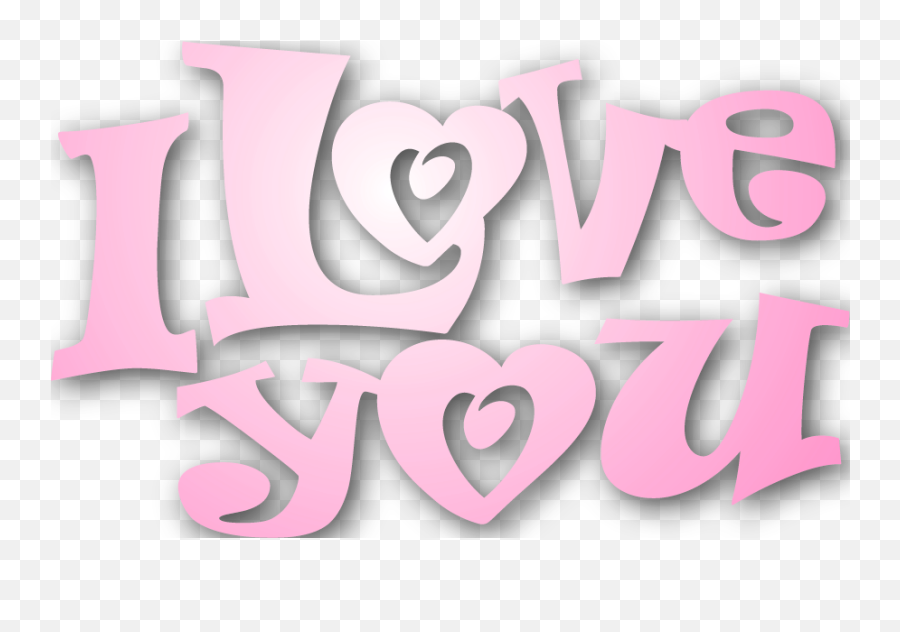 I Love Pink Png U0026 Free I Love Pinkpng Transparent Images - Love You Clipart Transparent Background Emoji,Luv You Better Emoji