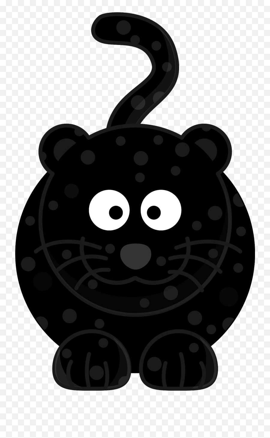 Black Jaguar Clipart - Cartoon Clipart Black Jaguar Emoji,Jaguar Emoji