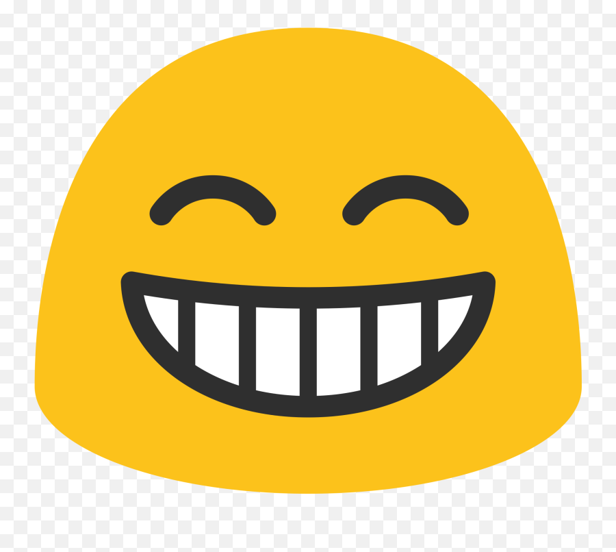 Beaming Face With Smiling Eyes Emoji - Smile Android Emoji,Beaming Face Emoji