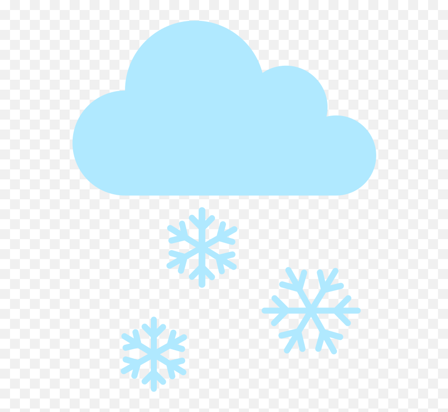 Cloud With Snow - Neige Emoji,Cloud Emoji Transparent