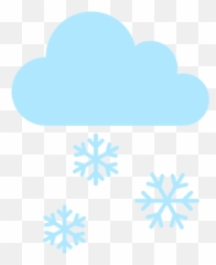 Cloud With Snow - Neige Emoji,Cloud Emoji Transparent