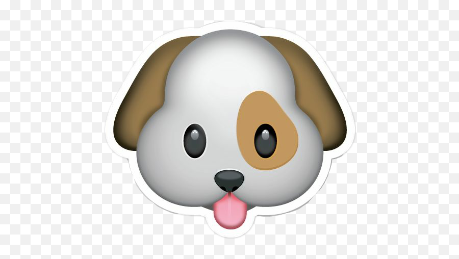 Sticker Emoji Animals Dog Sticker By Dani Elvir - Emoji Dog,Emoji Animals