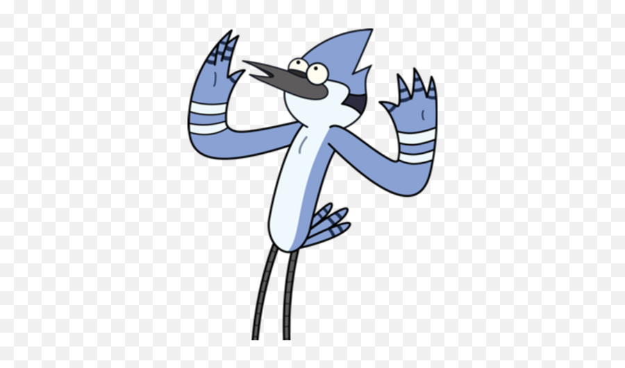 Mordecai Regular Show Fanon Wiki Fandom - Regular Show Characters Emoji,Baby Oliver Wakes Up With Every Emotion