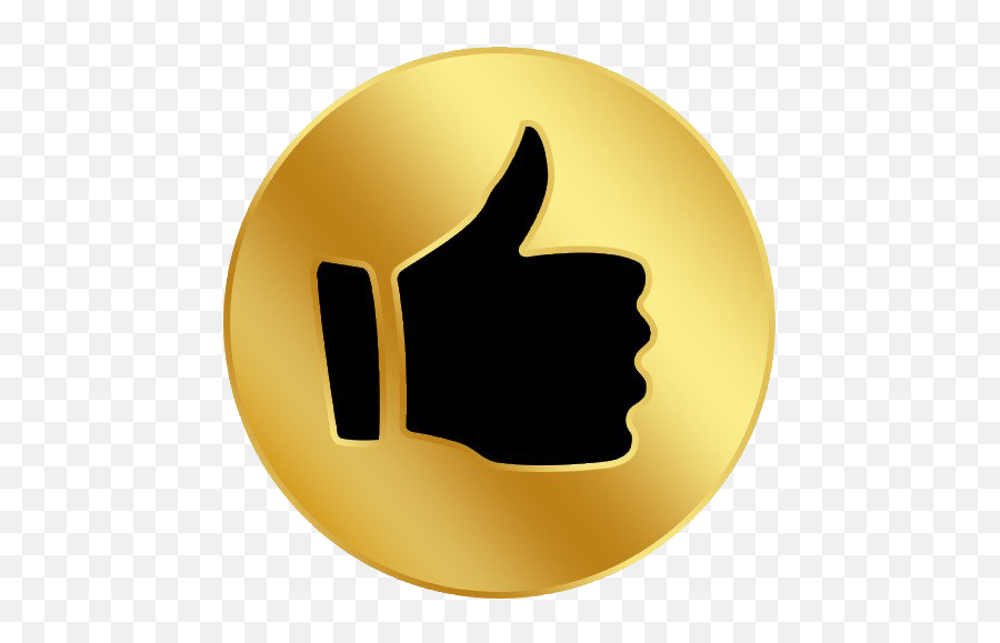 Thumbs Up Png Clipart Png Mart - Golden Like Icon Png Emoji,Dilike Emoticon Clipart Transparent