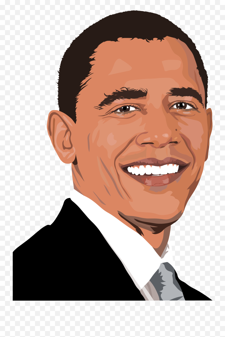 Obama Clipart - Clip Art Library Transparent Barack Obama Clipart Emoji,Obama Emotions
