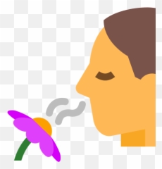 Smelling A Flower Icon - Smell Flower Icon Emoji,Smell The Coffee Emoji
