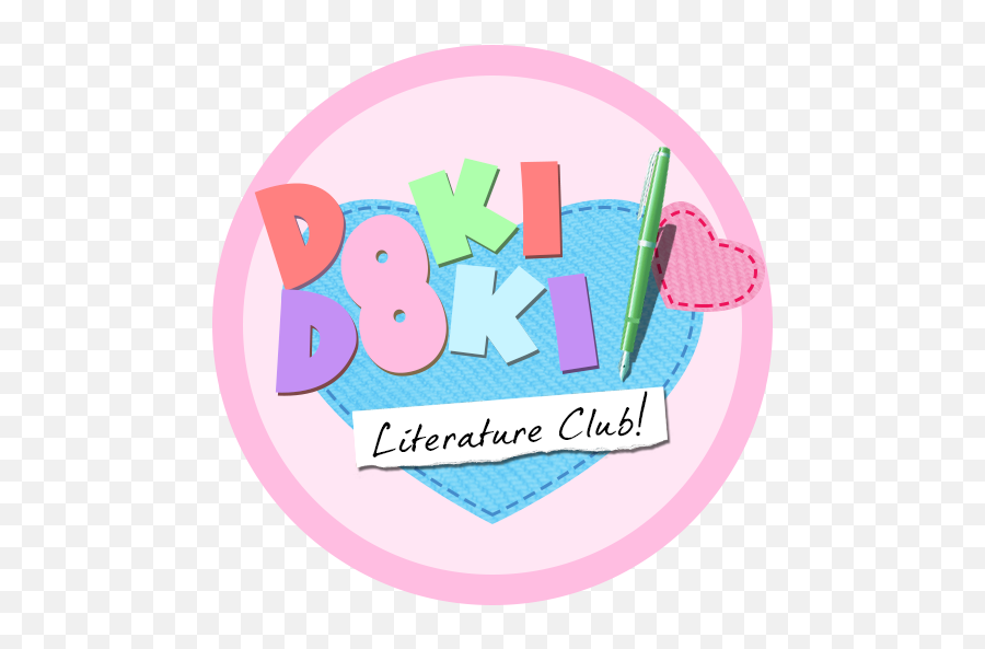 2017 - Ddlc Logo Emoji,Likes To Play With Emotions Dere