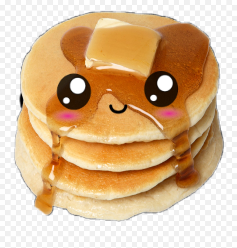 Pancakes Sticker Challenge - Niche Meme Food Png Emoji,Pancake Designs Emojis