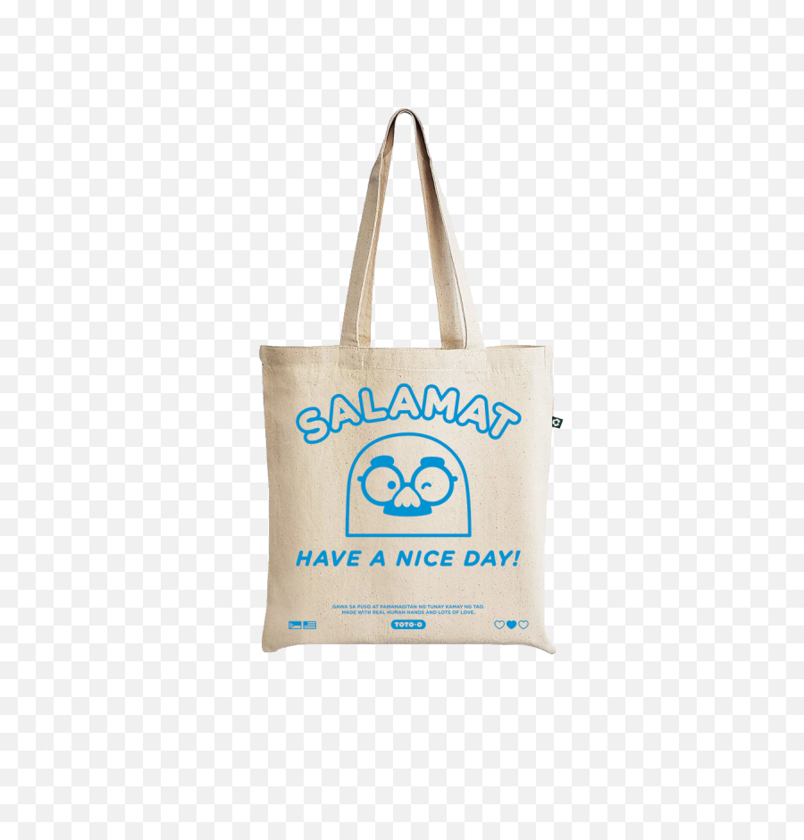 Salamat Tote - Tote Bag Emoji,Filipino Emojis Salamat