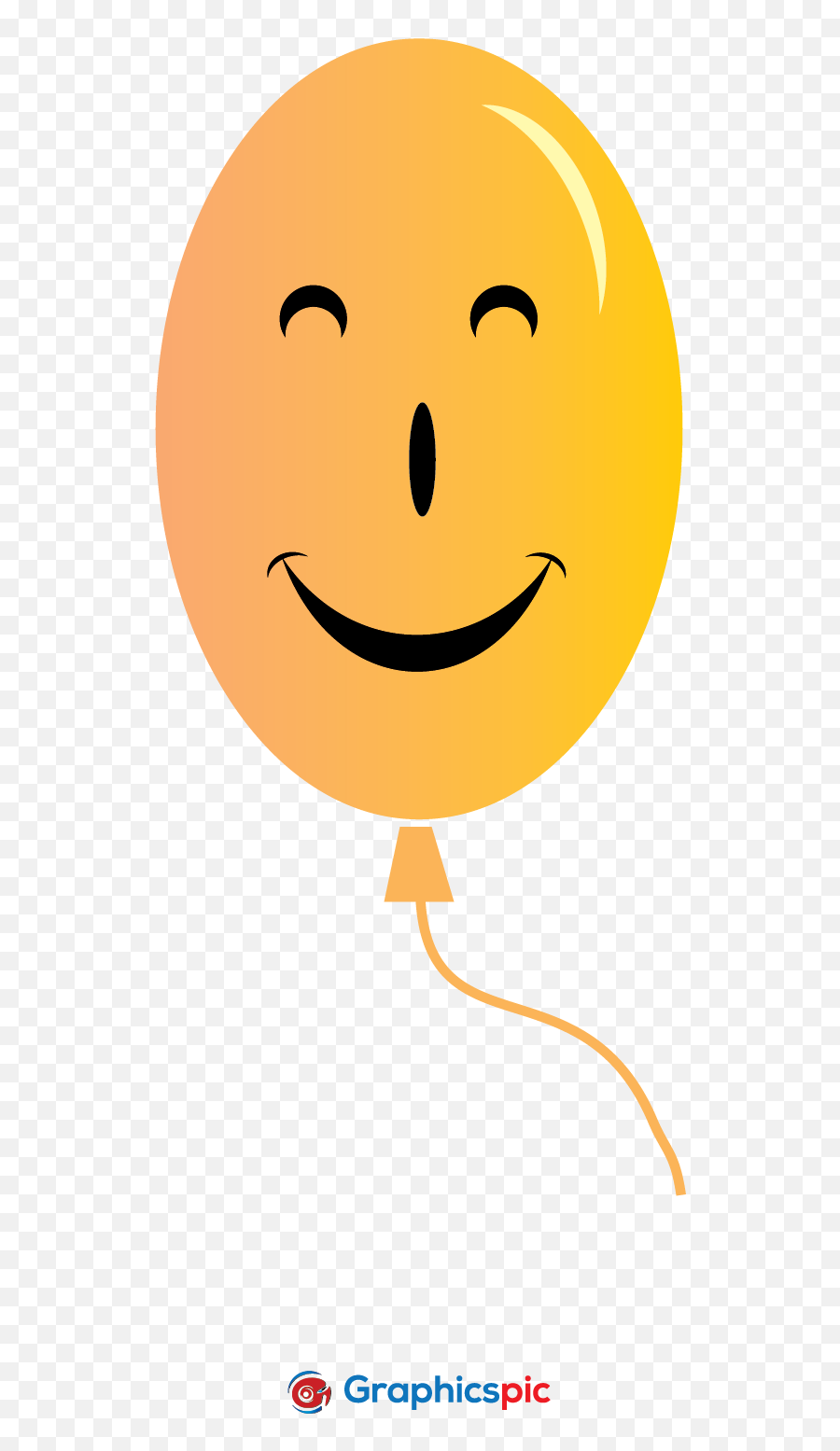 Background Of Smiling Balloon - Happy Emoji,Emoticon Background Vector