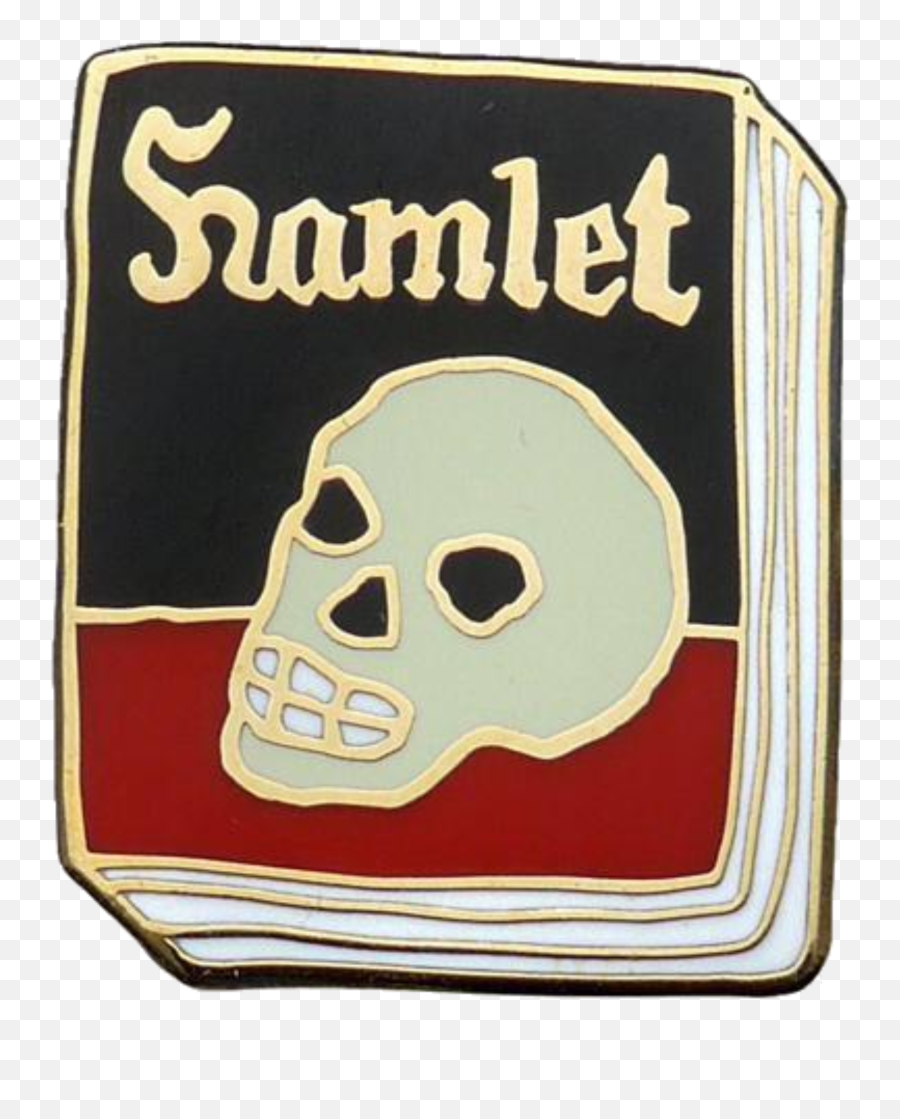 Pin Hamlet Sticker - Creepy Emoji,Emoji Shakespeare