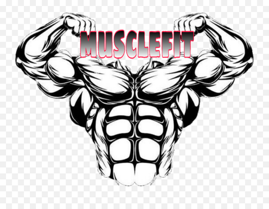 The Newest Muscles Stickers On Picsart - Transparent Bodybuilding Logo Png Emoji,Muscle Emoji Clipart Black And White