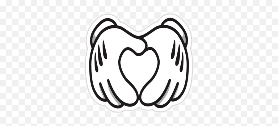 Manos De Mickey Png - Mickey E Minnie Love Png Emoji,Emoji Mano Se?alando