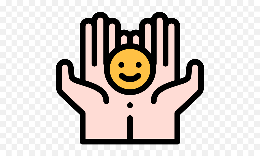 Friendship - Charity Icon Blue Transparent Emoji,Internet Salute Emoticon